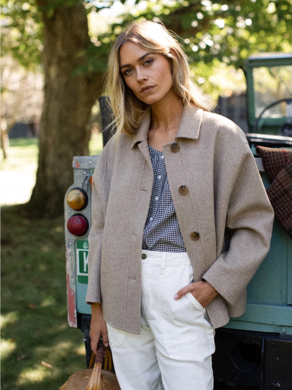 NWT Marea Ellis Coat in Oatmeal Heather
